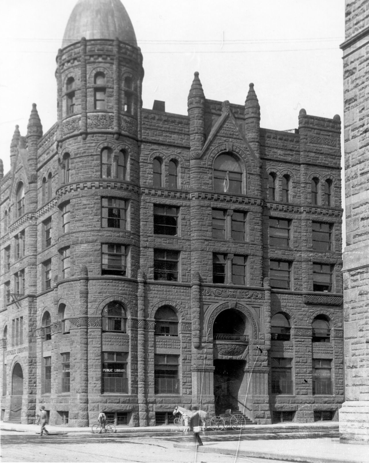 City Hall / Library Building, ca. 1895